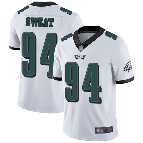 Men Philadelphia Eagles #94 Josh Sweat White Vapor Untouchable NFL Jersey Limited Player Football->philadelphia eagles->NFL Jersey
